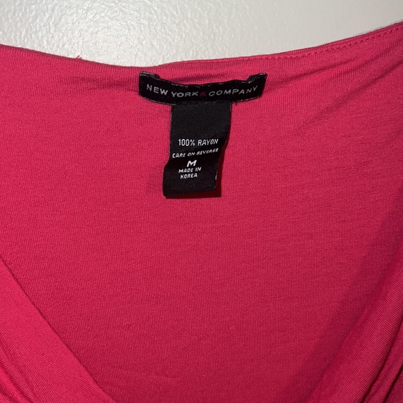 NY&Co drape neck shirt - Picture 3 of 7